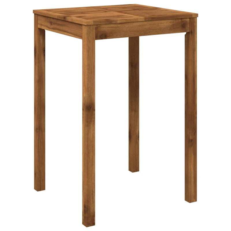 Garden Bar Table Natural 70 x 68.5 x 105 cm Solid Acacia Wood
