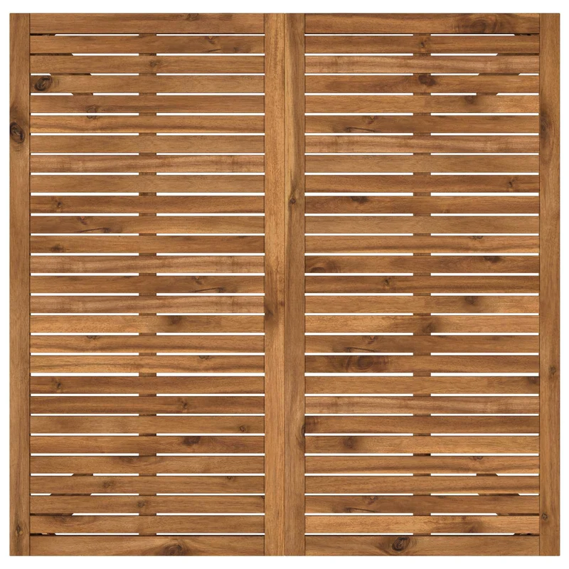 Garden Bar Table Natural 110 x 108.5 x 105 cm Solid Acacia Wood