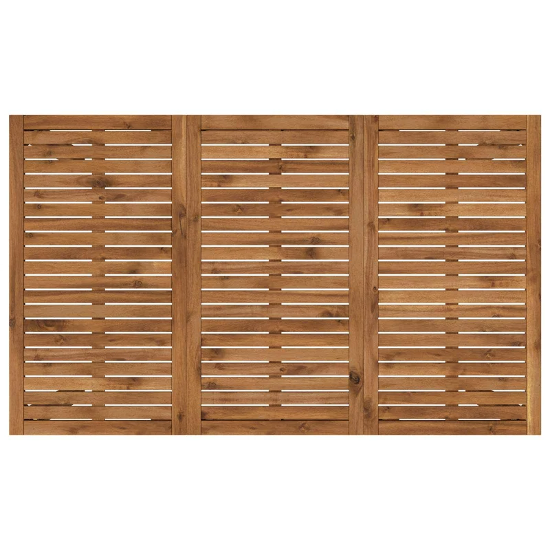Garden Bar Table Natural 147 x 88.5 x 105 cm Solid Acacia Wood