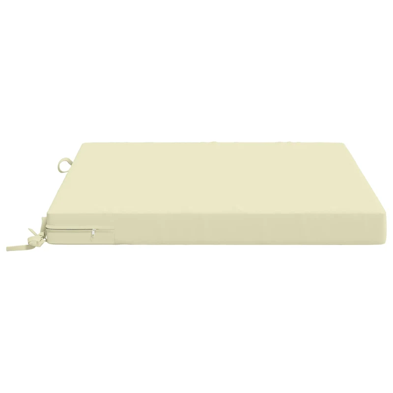 Seat Cushions SOEST 4 pcs 100% Polyester Cream 60 x 60 x 7 cm