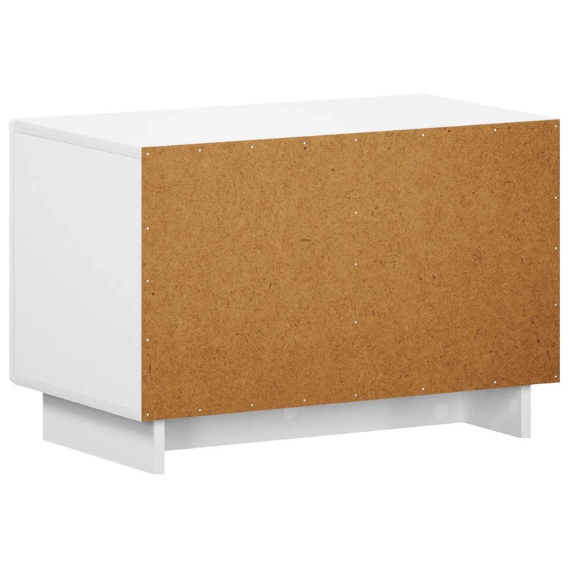 TV Stand 60 x 34.5 x 40 cm White Engineered Wood