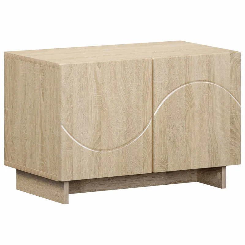TV Stand 60 x 34.5 x 40 cm Sonoma Oak Engineered Wood