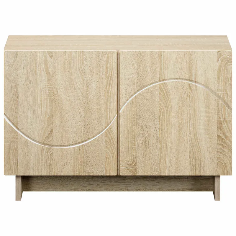 TV Stand 60 x 34.5 x 40 cm Sonoma Oak Engineered Wood