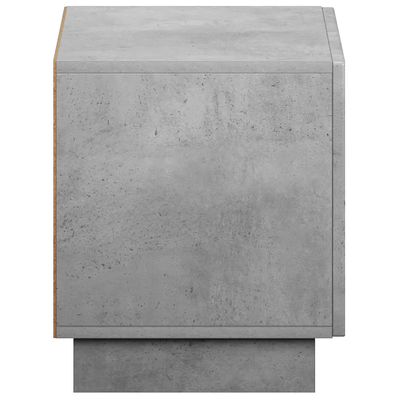 TV Stand 60 x 34.5 x 40 cm Concrete Grey Engineered Wood