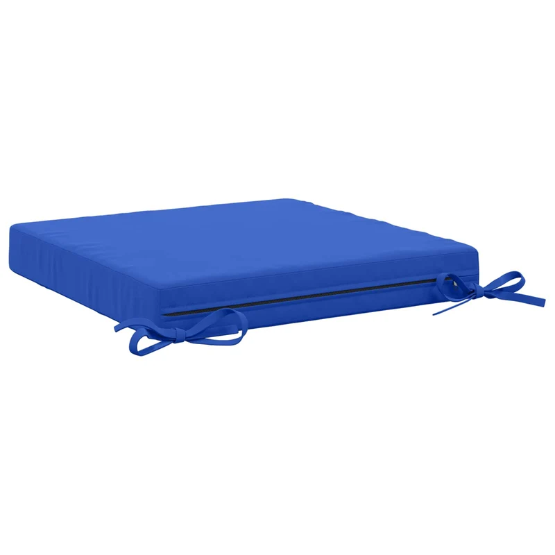 Seat Cushions SOEST 4 pcs 100% Polyester Royal Blue