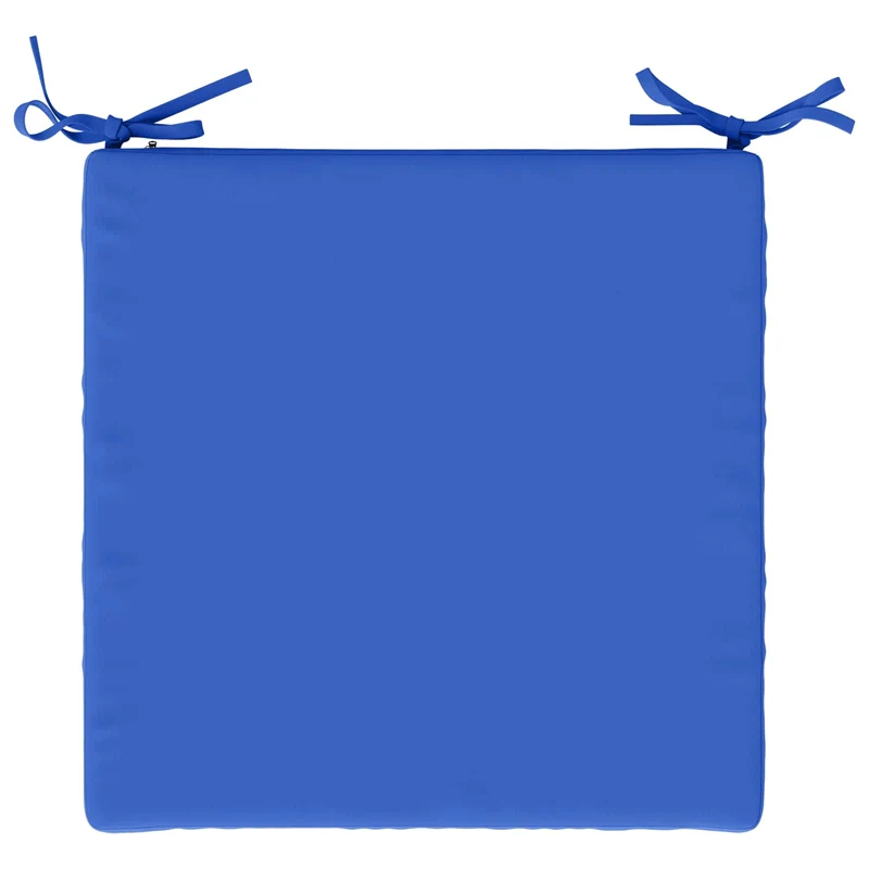 Seat Cushions SOEST 4 pcs 100% Polyester Royal Blue