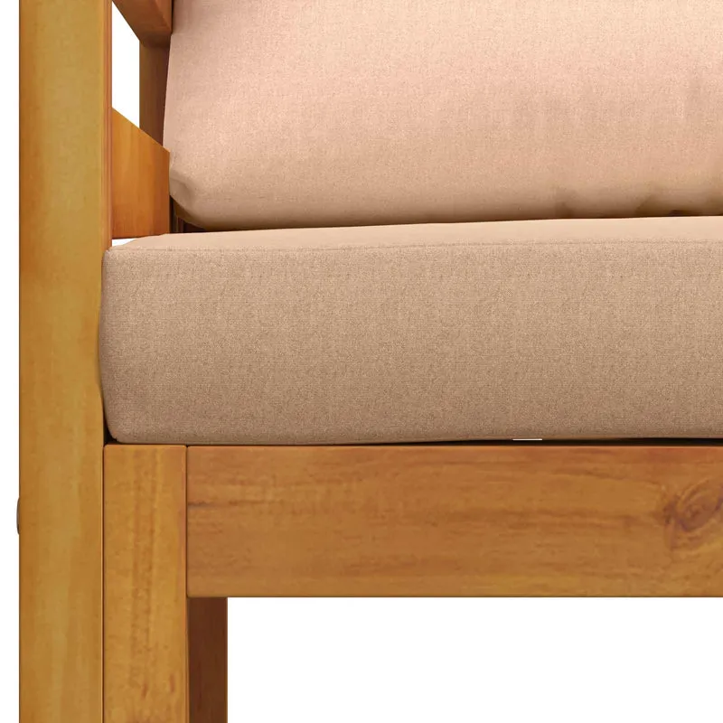 Sectional Corner Sofa with Cushions 2 pcs 2-Seater