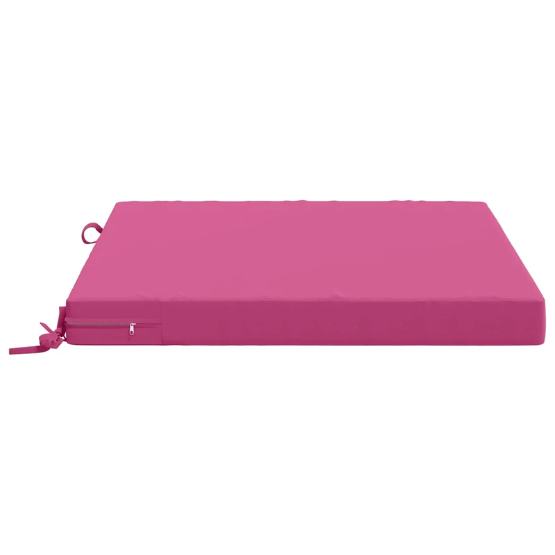 Seat Cushions SOEST 4 pcs 100% Polyester Pink 60 x 60 x 7 cm