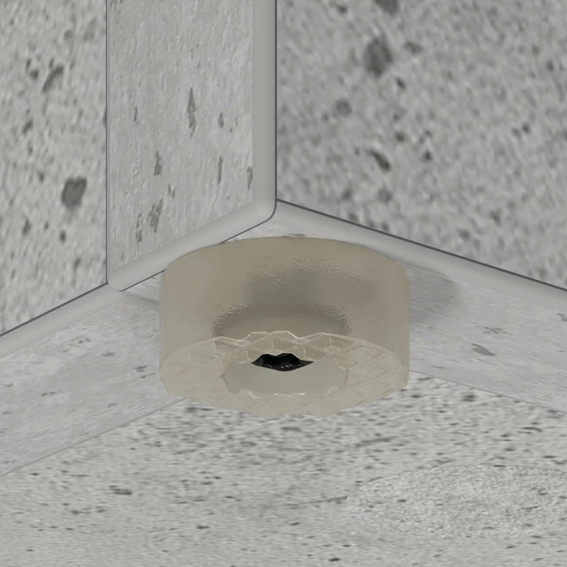 Umbrella Stand Concrete Grey 20 x 20 x 55.5 cm Engineered Wood