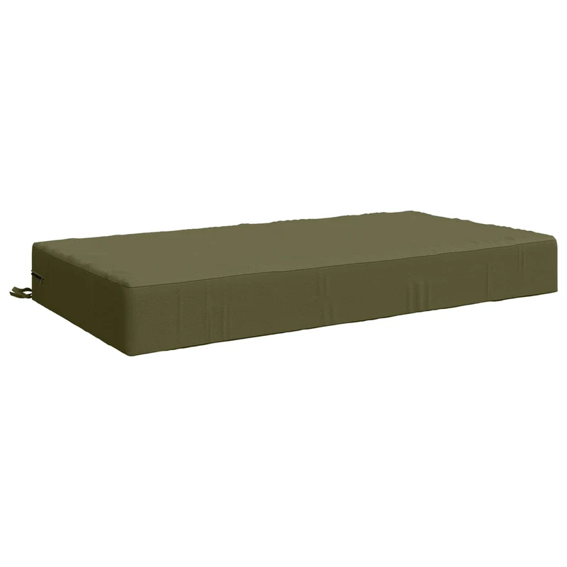 Seat Cushion SOEST 100% Polyester Olive green 120 x 80 x 15 cm