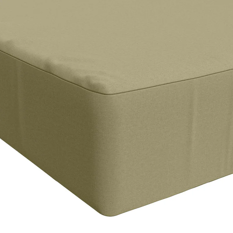 Seat Cushion SOEST 100% Polyester Light green 120 x 80 x 15 cm