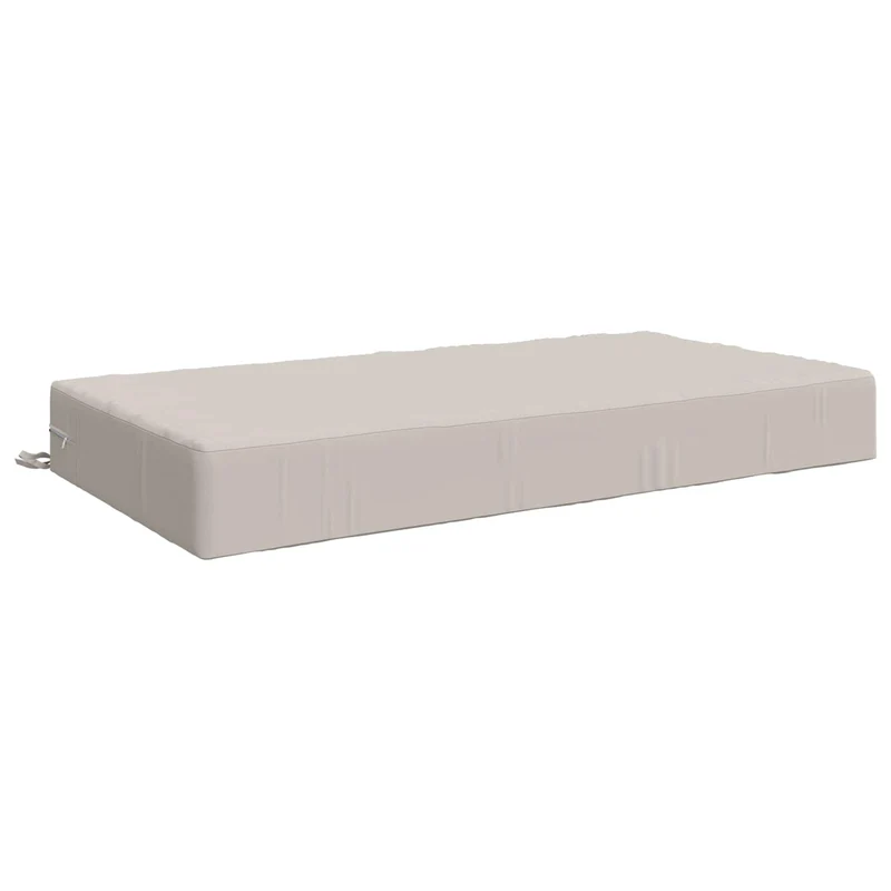 Seat Cushion SOEST 100% Polyester White 120 x 80 x 15 cm