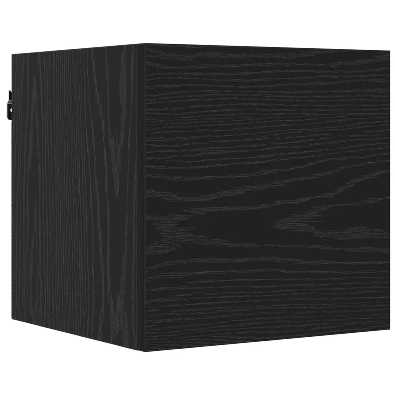 TV Cabinet Set 5 pcs Black Oak Engineered Wood