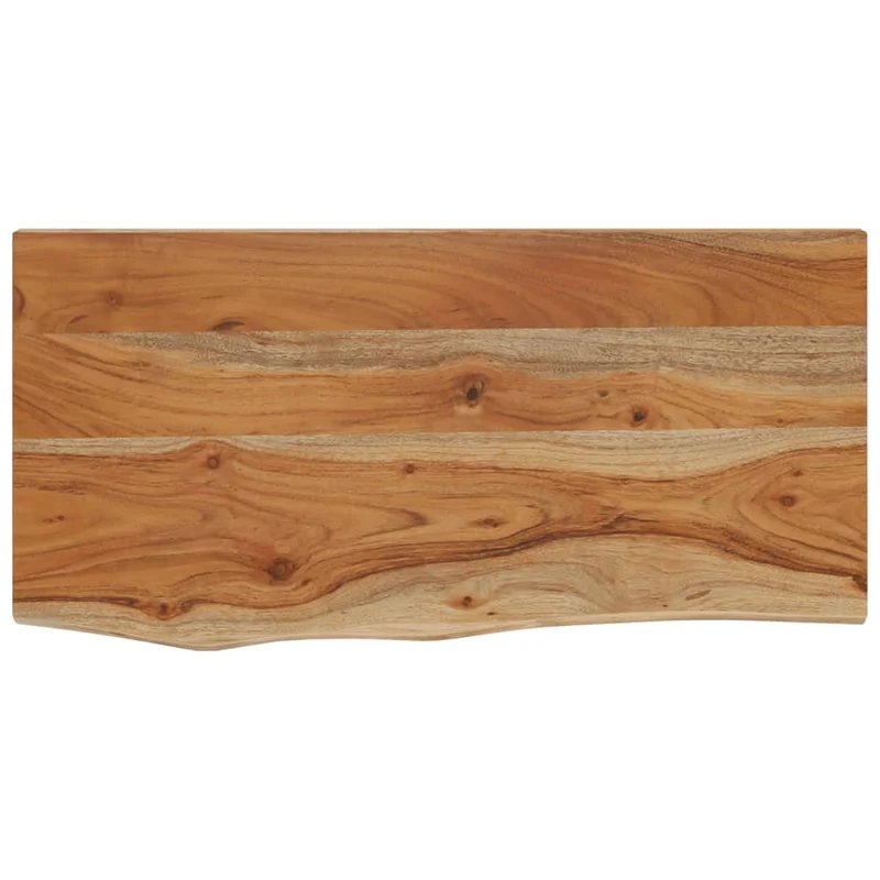 Wall Shelf 40x20x2,5 cm Rectangular Solid Wood Acacia Live Edge