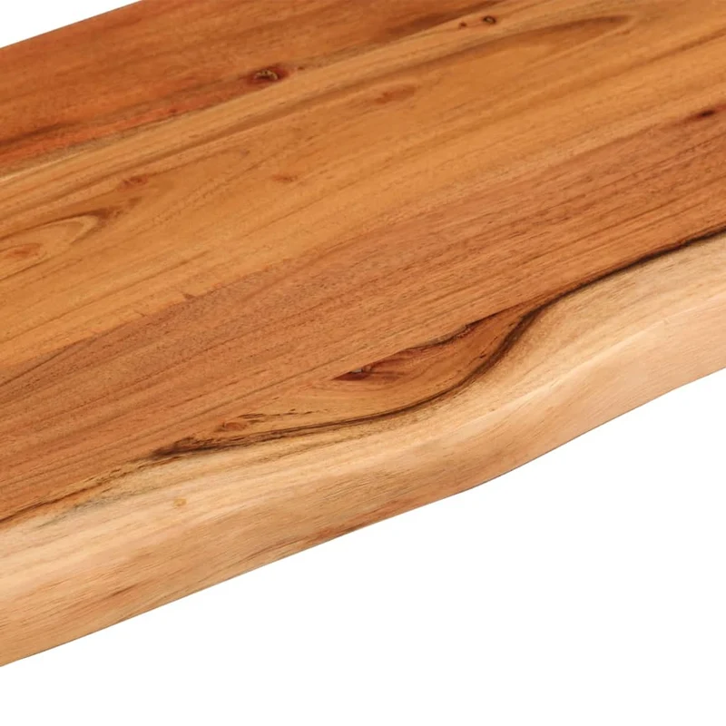 Wall Shelf 40x20x2,5 cm Rectangular Solid Wood Acacia Live Edge