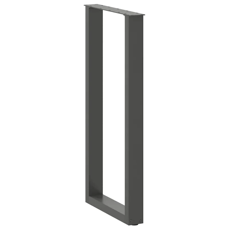 Bar Table Legs U-Shaped 2 pcs Anthracite 50x(100-101) cm Steel