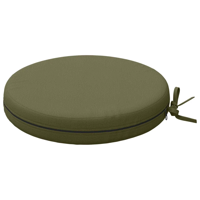 Seat Cushions SOEST 4 pcs 100% Polyester Olive Green