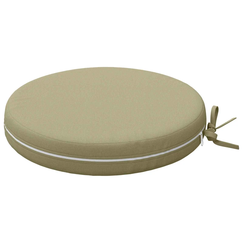 Seat Cushions SOEST 4 pcs 100% Polyester Light Green