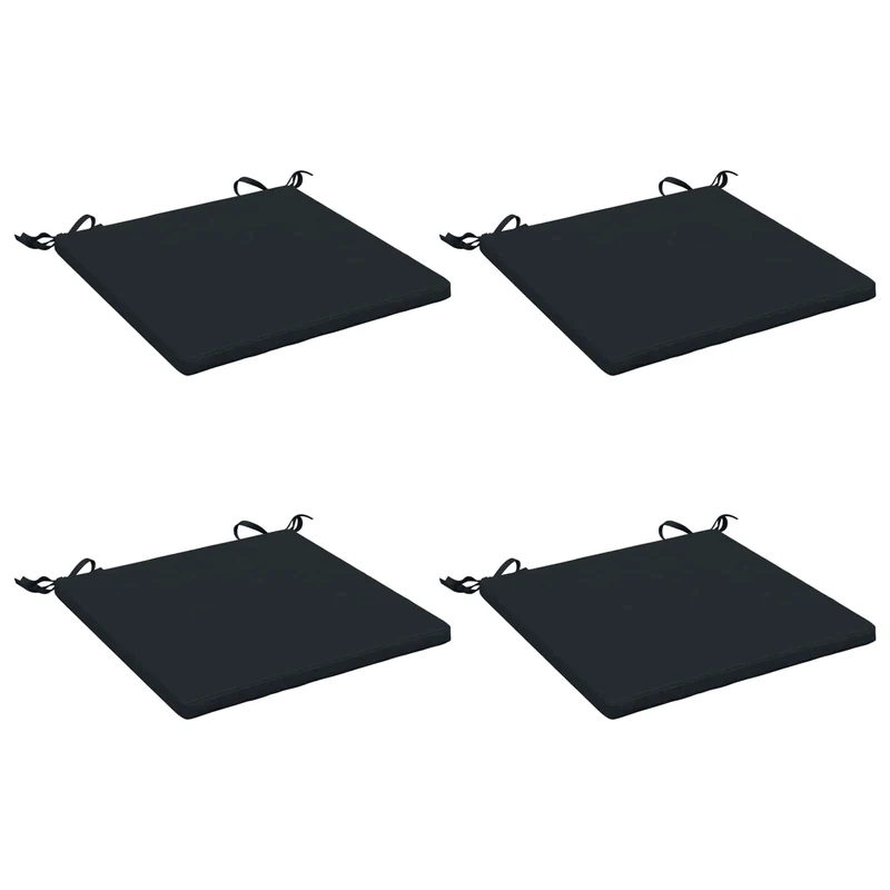 Seat Cushions SOEST 4 pcs 100% Polyester Dark Blue