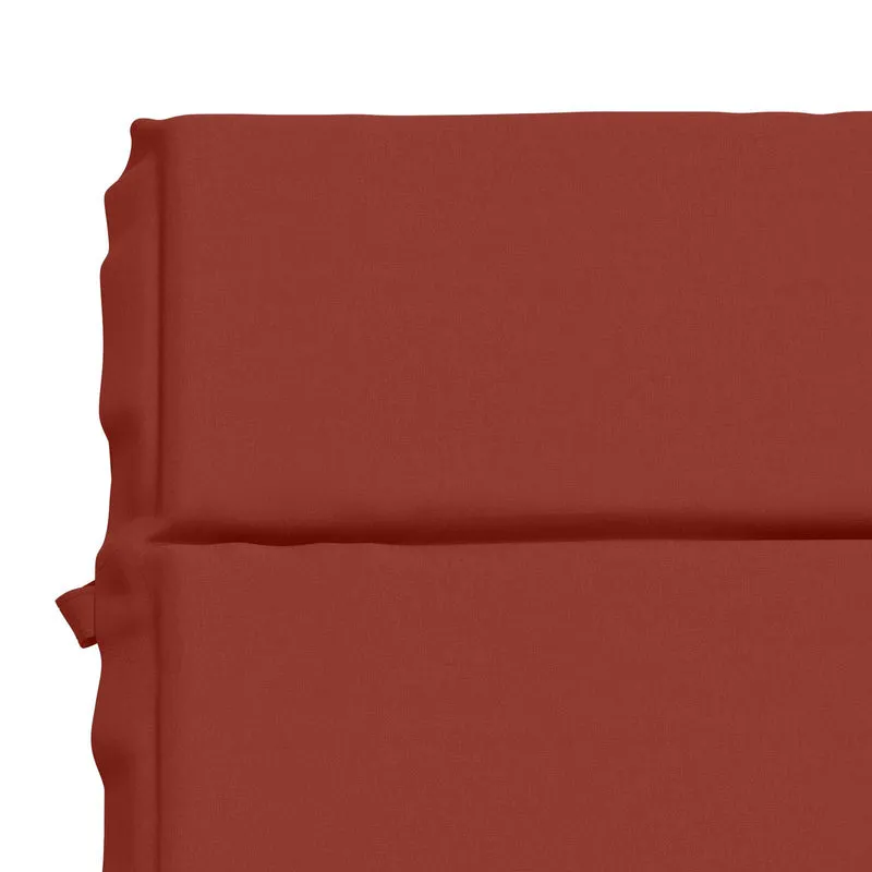 Sunlounger Cushion GEMERT 100% Polyester Red 200 x 70 x 3 cm