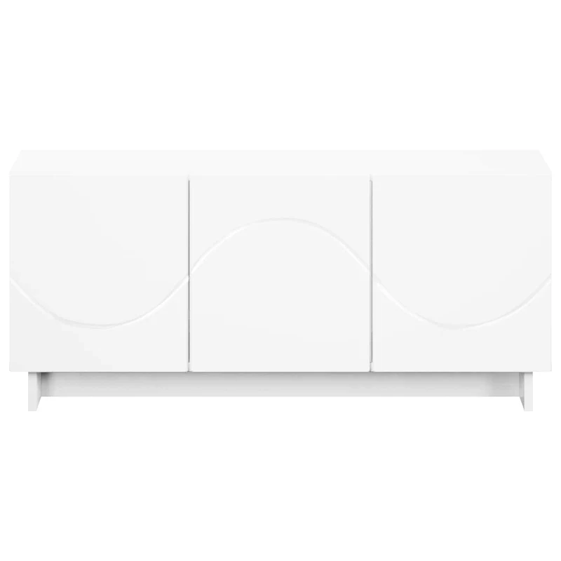 TV Stand 90 x 34.5 x 40 cm White Engineered Wood