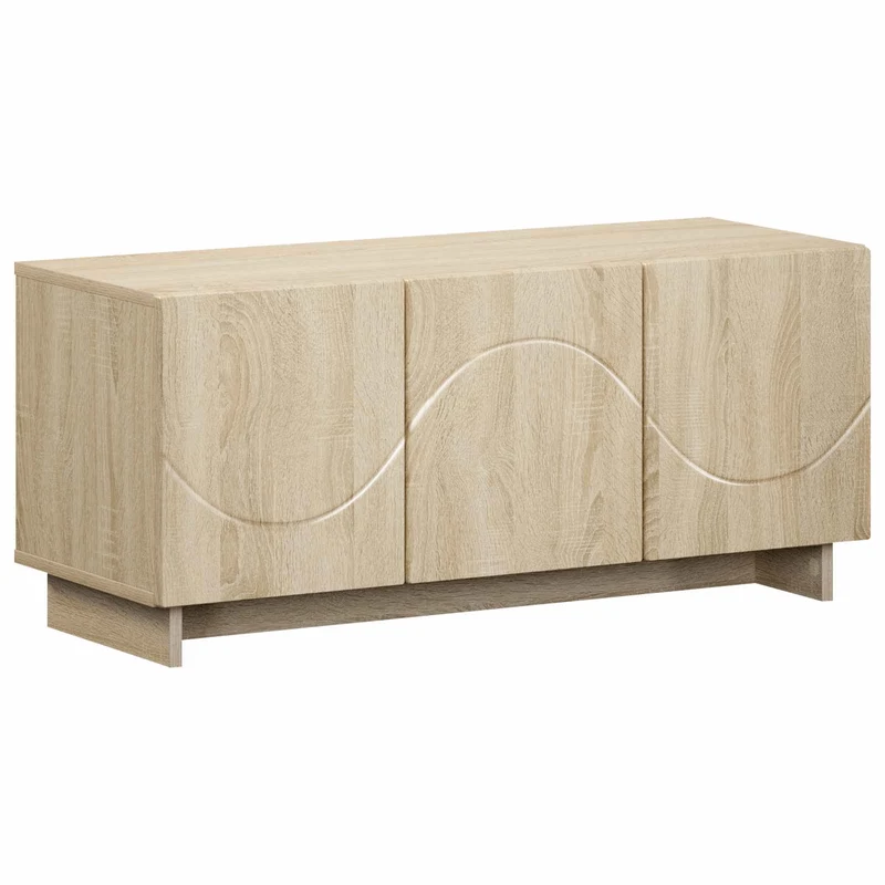 TV Stand 90 x 34.5 x 40 cm Sonoma Oak Engineered Wood