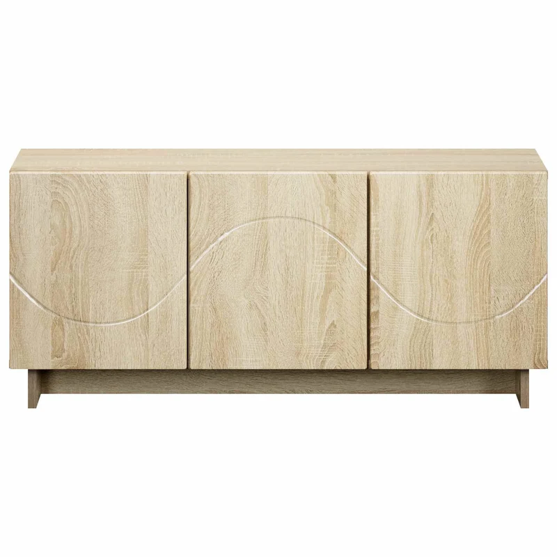 TV Stand 90 x 34.5 x 40 cm Sonoma Oak Engineered Wood