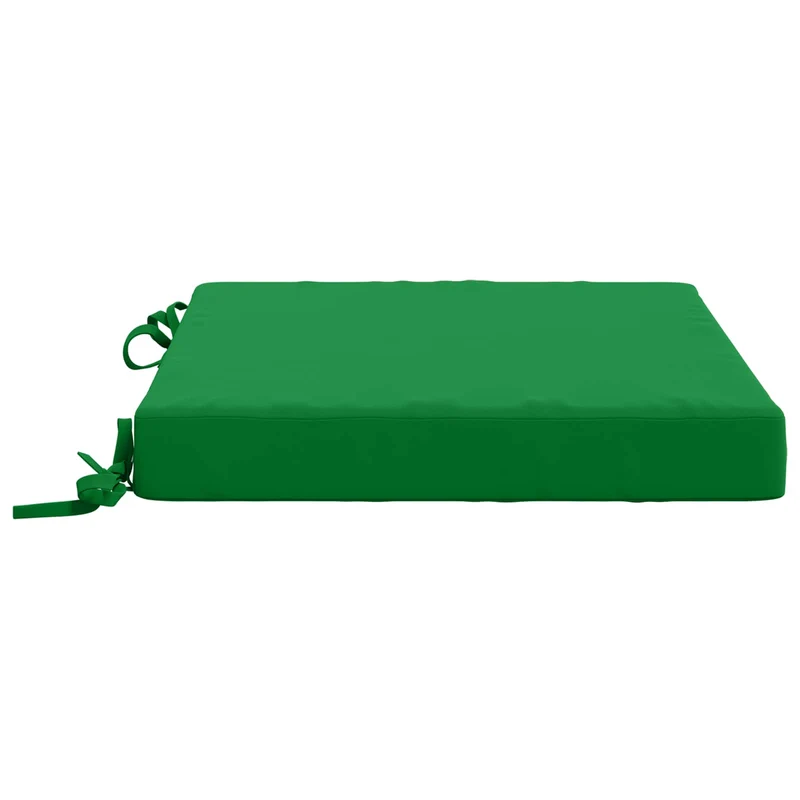 Seat Cushions SOEST 4 pcs 100% Polyester Green 45 x 45 x 7 cm