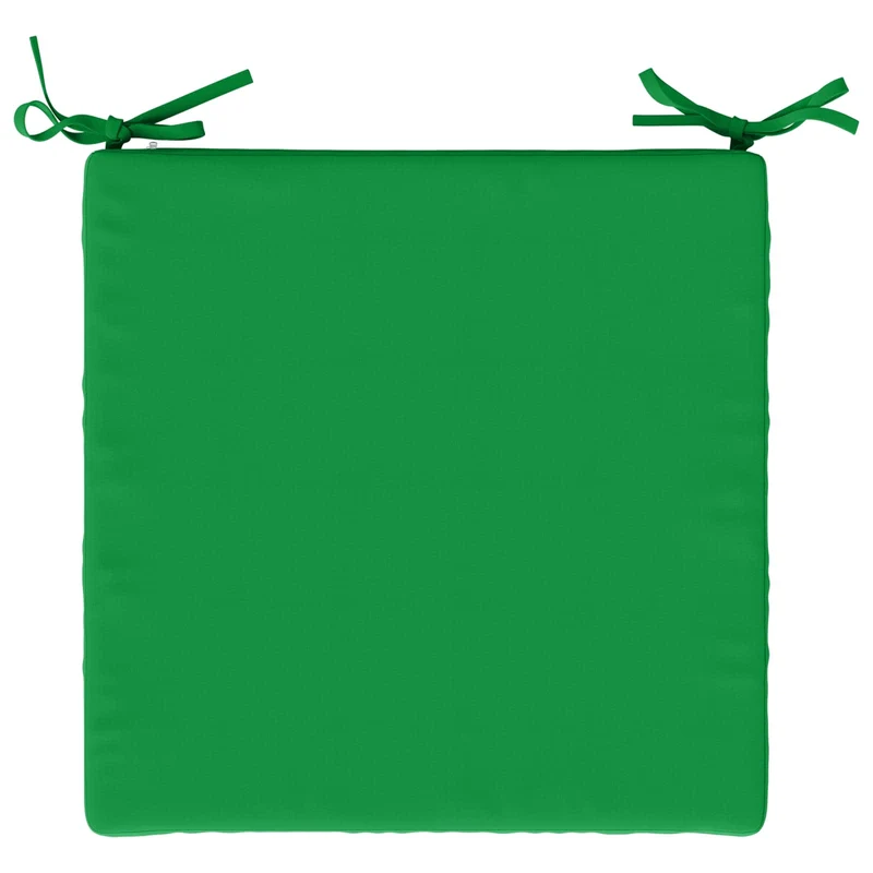 Seat Cushions SOEST 4 pcs 100% Polyester Green 45 x 45 x 7 cm