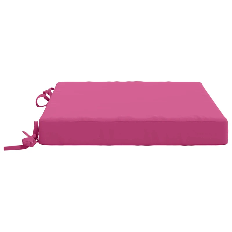 Seat Cushions SOEST 4 pcs 100% Polyester Pink 45 x 45 x 7 cm