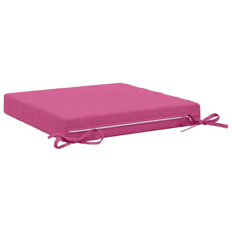 Seat Cushions SOEST 4 pcs 100% Polyester Pink 45 x 45 x 7 cm