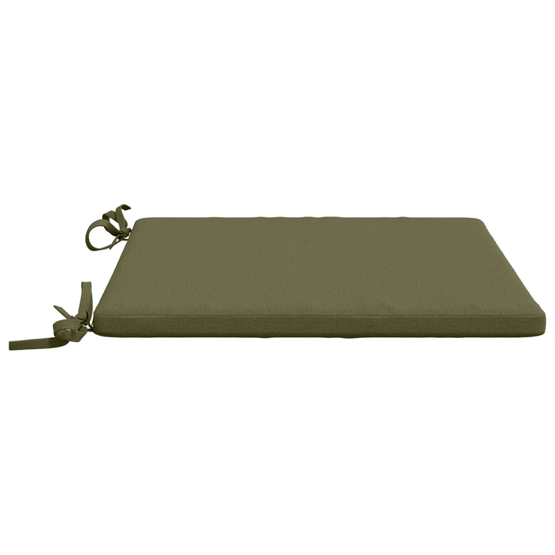 Seat Cushions SOEST 4 pcs 100% Polyester Olive Green