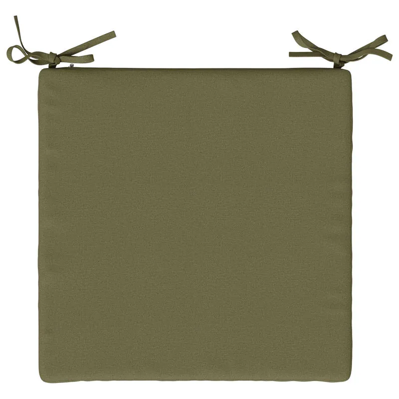 Seat Cushions SOEST 4 pcs 100% Polyester Olive Green