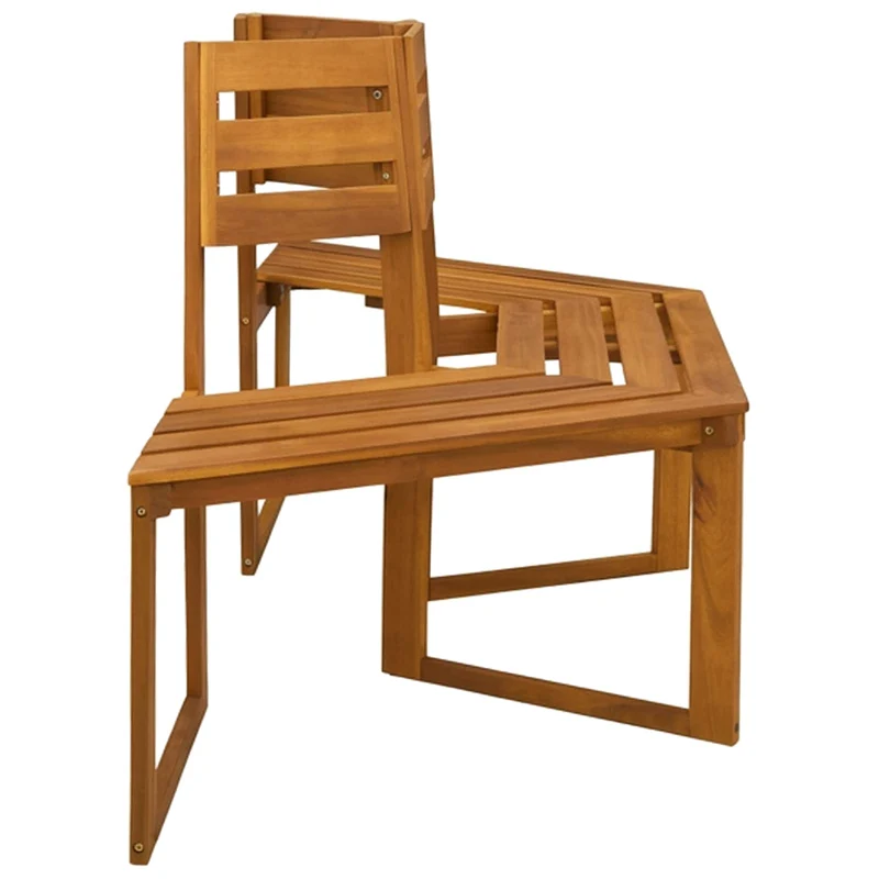 Tree Bench 160 x 70 x 86 cm Solid Acacia Wood Natural