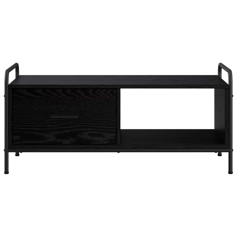 Coffee Table Black Oak 90 x 49 x 41 cm Engineered Wood