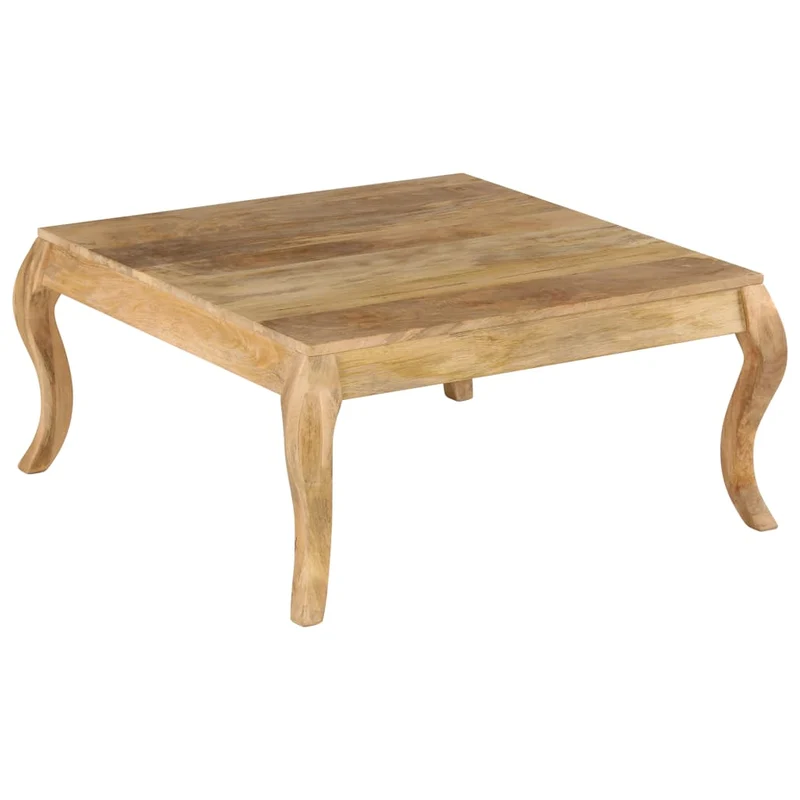 Coffee Table 80x80x40 cm Solid Mango Wood
