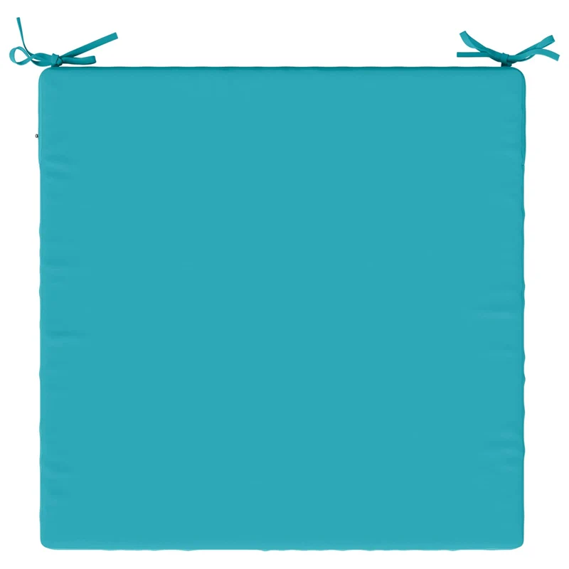 Seat Cushions SOEST 4 pcs 100% Polyester Turquoise