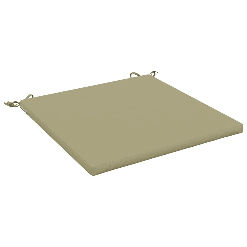Seat Cushions SOEST 100% Polyester Light Green 70 x 70 x 3 cm
