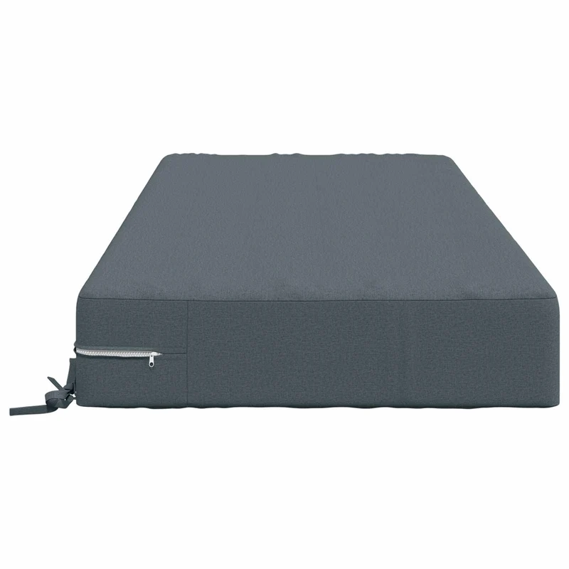 Seat Cushion SOEST 100% Polyester Blue 120 x 80 x 15 cm