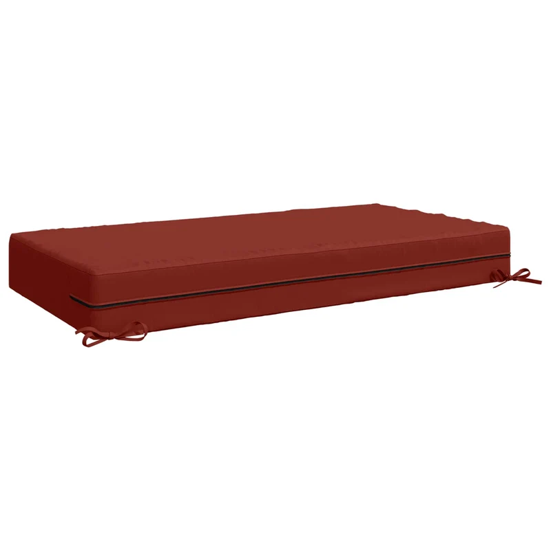 Seat Cushion SOEST 100% Polyester Red 120 x 80 x 15 cm