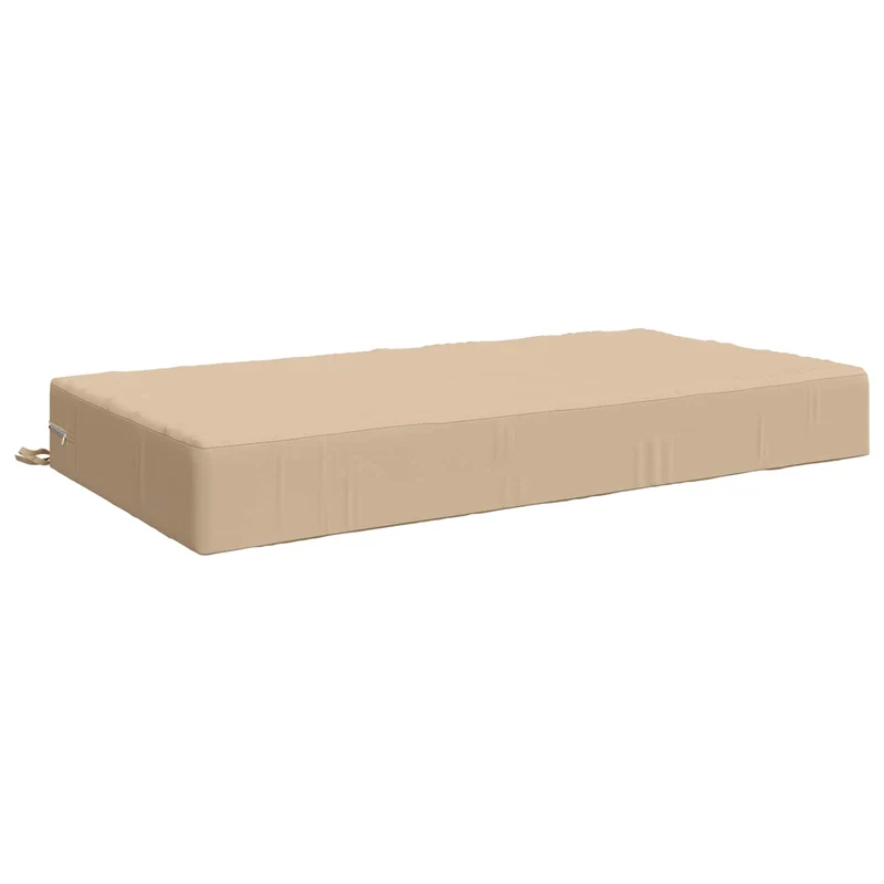 Seat Cushion SOEST 100% Polyester Cream 120 x 80 x 15 cm