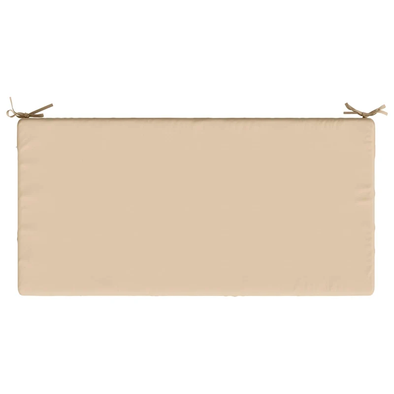 Seat Cushion SOEST 100% Polyester Cream 120 x 80 x 15 cm