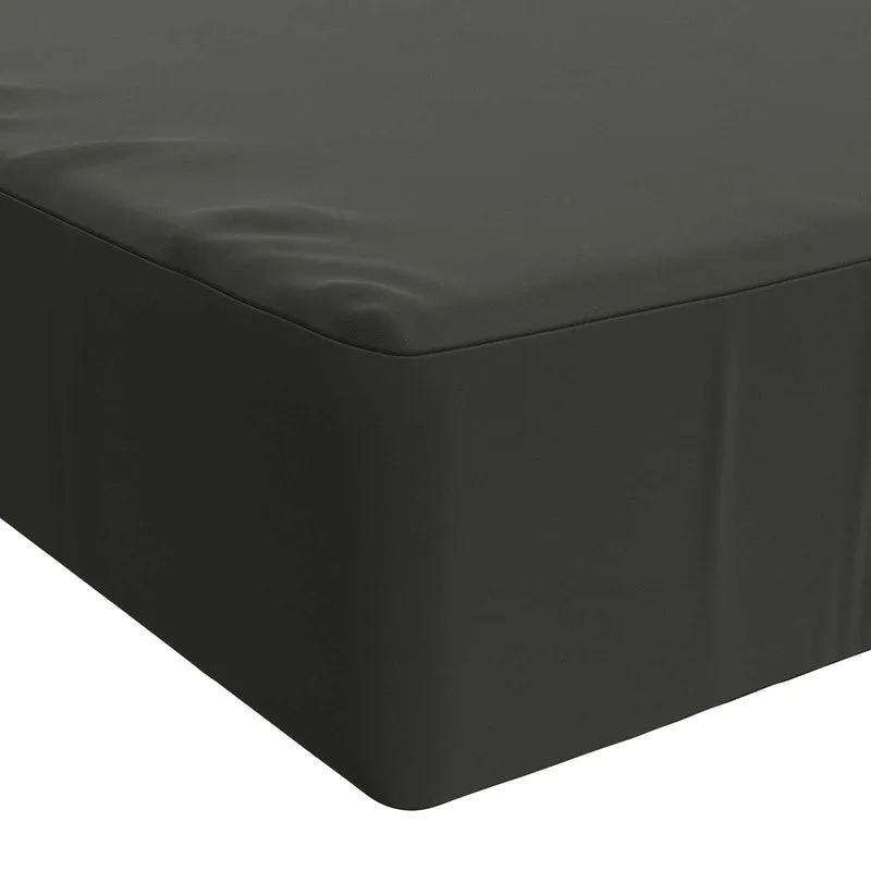 Seat Cushion SOEST 100% Polyester Anthracite 120 x 80 x 15 cm