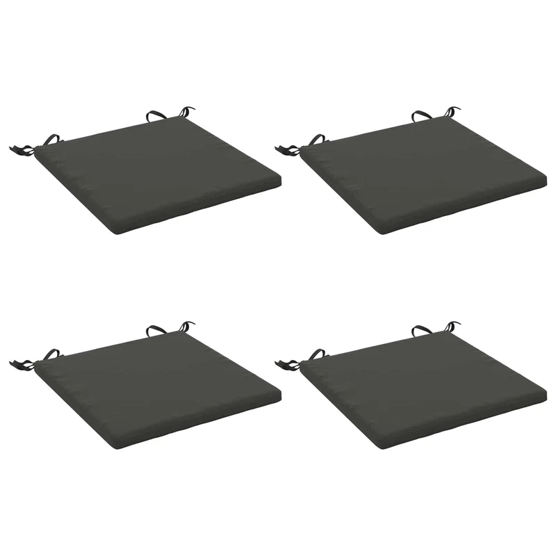 Seat Cushions SOEST 4 pcs 100% Polyester Anthracite