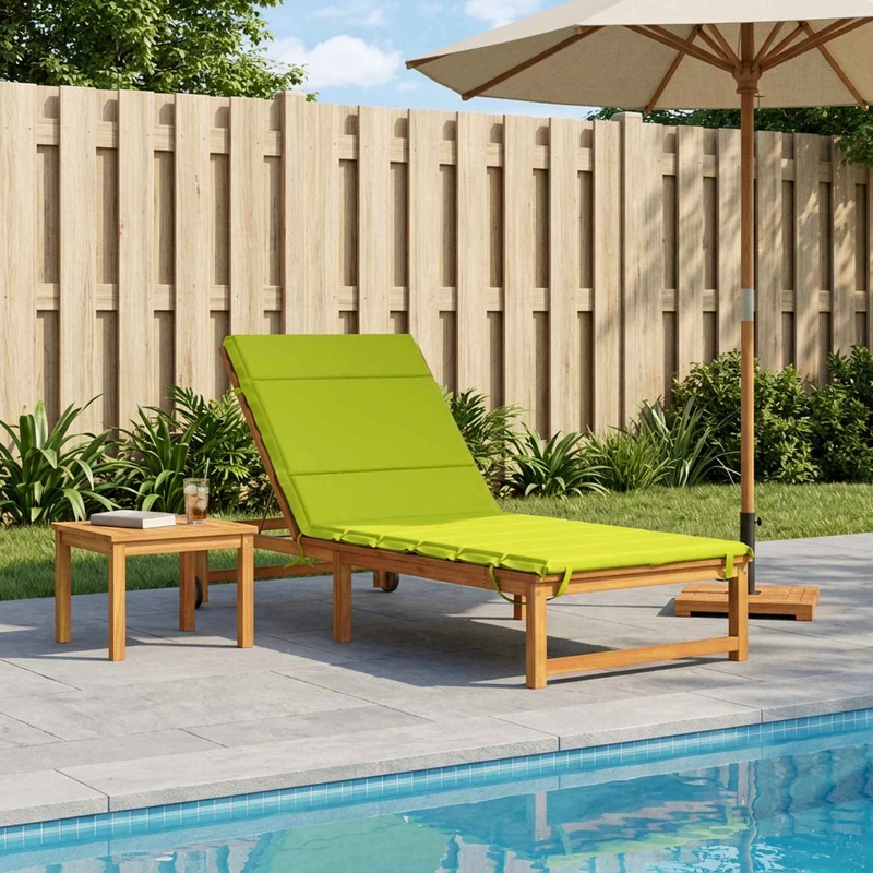 Sunlounger Cushion GEMERT 100% Polyester Bright Green