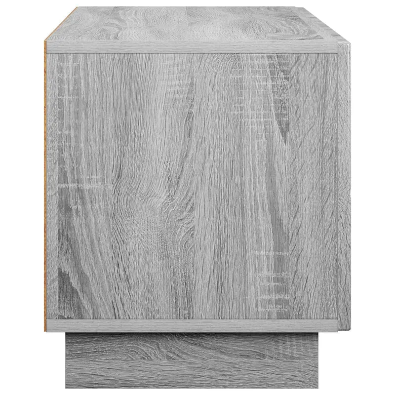 TV Stand 90 x 34.5 x 40 cm Grey Sonoma Engineered Wood