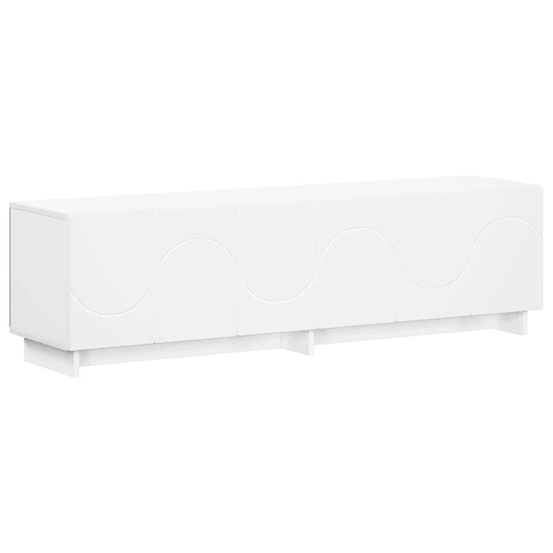 TV Stand 140 x 34.5 x 40 cm White Engineered Wood