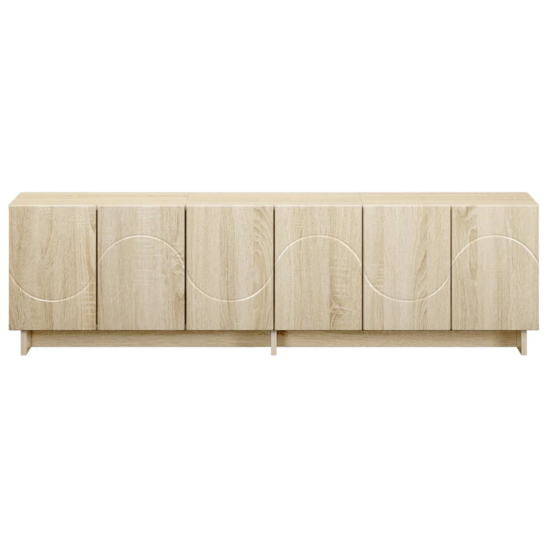 TV Stand 140 x 34.5 x 40 cm Sonoma Oak Engineered Wood