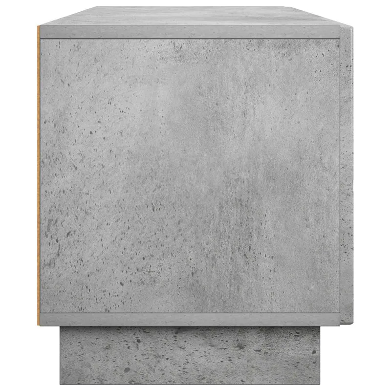 TV Stand 140 x 34.5 x 40 cm Concrete Grey Engineered Wood
