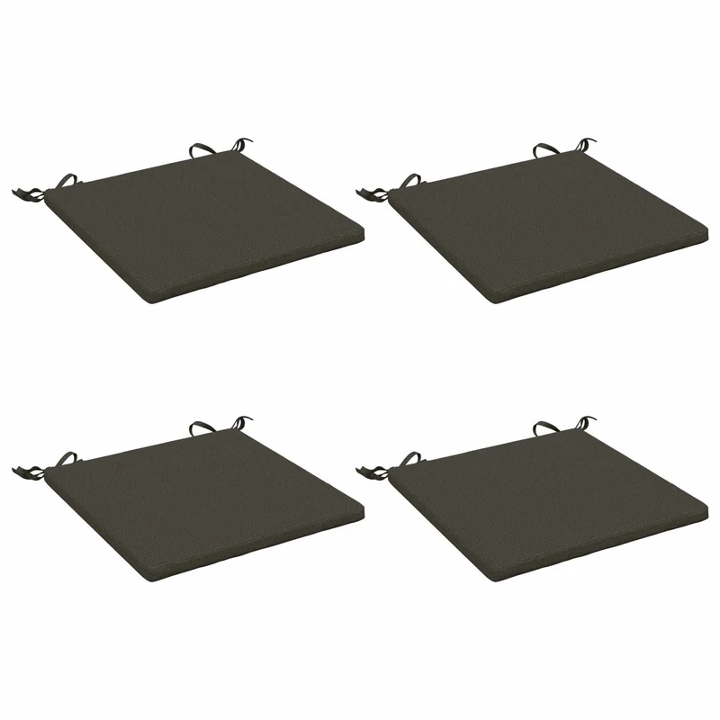 Seat Cushions SOEST 4 pcs 100% Polyester Anthracite